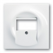 Накладка акустической розетки ABB impuls альпийский белый (1766-74)