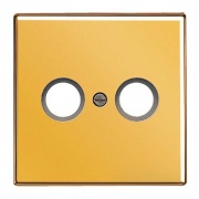 Накладка телевизионной розетки TV-SAT(FM) Jung LS Имитация золота