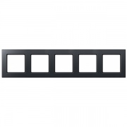 Рамка 5-ая Jung A Creation Антрацит матовый