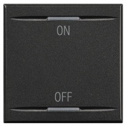 Axolute Клавиши с символами для системы автоматизации для 2 функций - 2 модуля, ON-OFF, цвет антраци