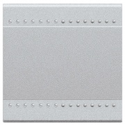 LL Клавиша на 2 функции 2 модуля, цвет алюминий