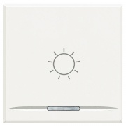 Axolute Клавиши с символами для системы автоматизации для 1 функции - 2 модуля, Лампочка, цвет белый