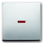 Клавиша выключателя с подсветкой ABB Pure Сталь (1789-866)