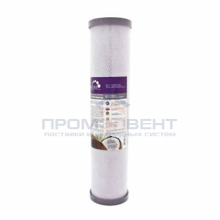 Сменный картридж для фильтра 20"BB ГЕЙЗЕР CBC-Ag - 10 мкм (прессованный уголь с серебром)