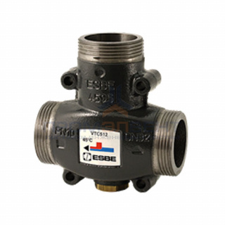 Клапан термостатический смесительный ESBE VTC512 - 1"1/2 (НР, PN10, Tmax 110°C, настройка 63°C)