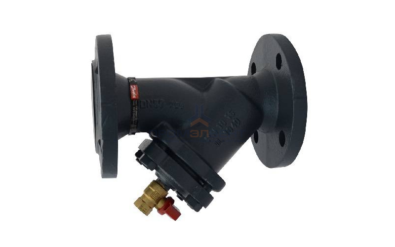 Фильтр грубой очистки Danfoss FVF - Ду80, (Фланец/Фланец, PN16, Tmax 150°C, со сливным краном)