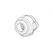 Тепло-шумоизоляционный кожух REHAU RAUTITAN для настенного угольника Rp 1/2"