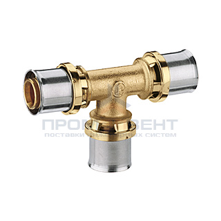 Тройник Giacomini RM150 - 20x2.0 (прессовой, для металлопластиковых труб)