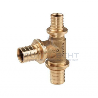 Тройник REHAU PLATINUM - 25 (бронза, для труб из сшитого полиэтилена RAUTITAN)