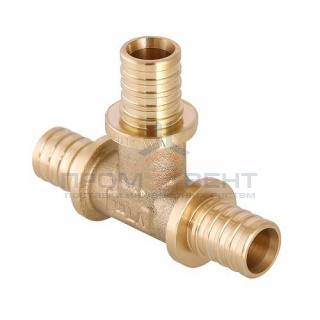 Тройник VALTEC VTm.431.G - 16 (для труб из сшитого полиэтилена, латунь)