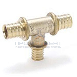 Тройник переходной REHAU - 20 x 10 x 20 (латунь, для труб из сшитого полиэтилена RAUTHERM S)