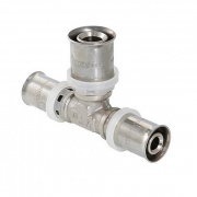 Тройник переходной VALTEC VTm.231 - 32 x 26 x 32 (прессовой, для металлопластиковых труб)