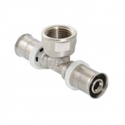 Тройник с переходом на внутреннюю резьбу VALTEC VTm.232 - 32 x 3/4" (прессовой, для металлопл.труб)