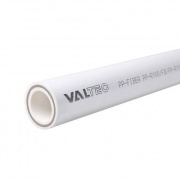 Труба полипропиленовая армированная стекловолокном VALTEC PP-FIBER - 20x3.4 (PN25, штанга 4 м.)