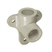 Водорозетка сварная FV-Plast - 25 (для полипропиленовых труб под пайку, цвет серый)