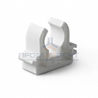 Клипса для труб Pro Aqua - 32 (для полипропиленовых труб, цвет белый)