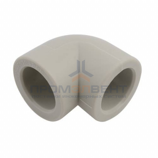 Отвод 90° FV-Plast - 16 (для полипропиленовых труб под пайку, цвет серый)