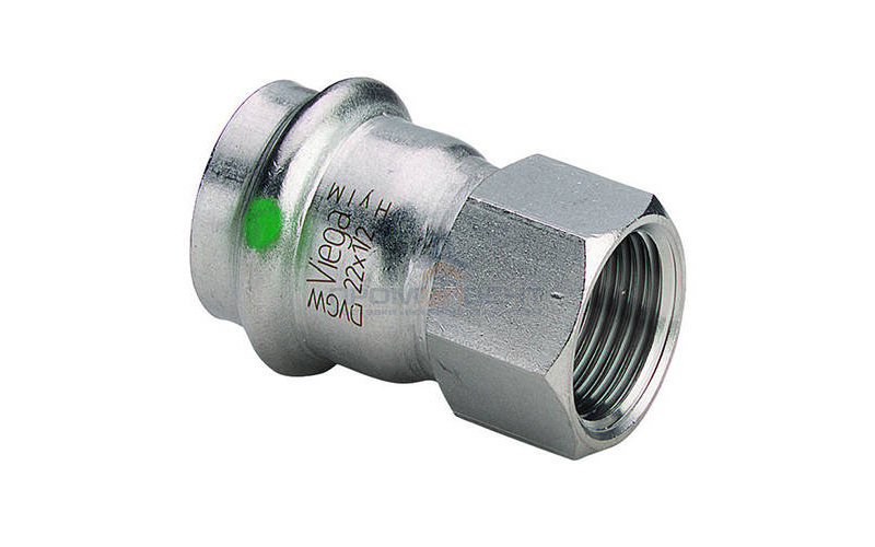 Переход на внутреннюю резьбу Viega Sanpress Inox 2312 - 22 x 3/4