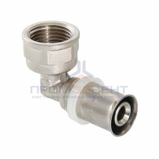 Переход на внутреннюю резьбу угловой VALTEC VTm.252 - 16 x 3/4" (прессовой, для металлопласт. труб)