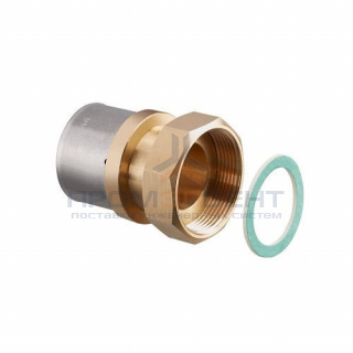Переход на накидную гайку Oventrop Cofit P - 50x4.5 x 1"3/4 (прессовой, латунь)