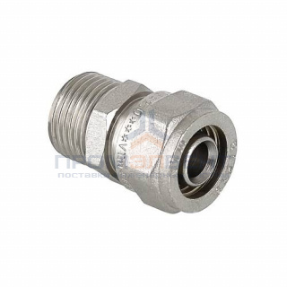 Переход на наружную резьбу VALTEC VTm.301 - 26 x 3/4" (винтовой, для металлопластиковых труб)