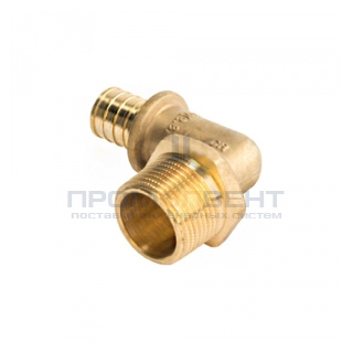 Переход на наружную резьбу угловой STOUT - 32 x 1" (для труб из сшитого полиэтилена)