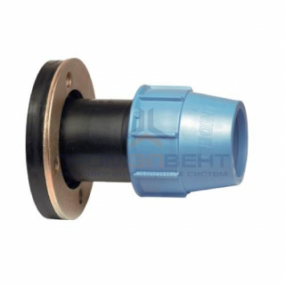 Переход на фланцевое соединение UNIDELTA 1011 - 50 x 2" (винтовой, для труб ПНД)