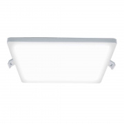 06-59 Светодиодная панель встраиваемая квадр. 220В, 15Вт, CRI:80Ra, 1200Лм, 145*129 мм, алюминиевый корпус, встроенный изолированный драйвер, 6500K