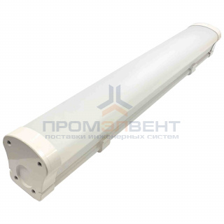 14-29 Светильник линейный, светодиодный, белый, поликарбонат, 48Вт, IP65, 5260Лм, 6000К, 170-260В/50Гц, УХЛ1, 1125х76х76мм.