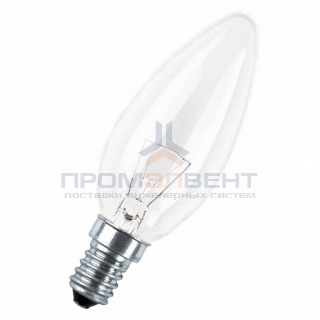 Лампа накаливания свеча Osram CLASSIC B CL 60W E14 прозрачная