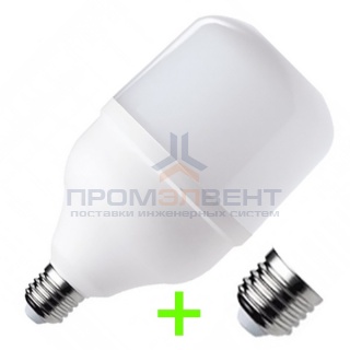 Лампа светодиодная FL-LED T160 70W 6400К 220V E27 + Е40 6700Lm D160x288mm дневной свет