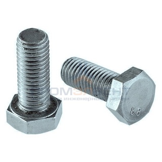Болт М6х50 с шестигранной головкой оцинкованный DIN933