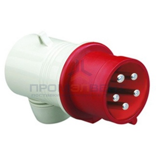 Вилка кабельная угловая DKC Quadro IP44 16A 3P+E+N 400В