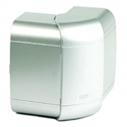 Угол внешний 90х50 мм, изменяемый (80-120°), цвет серый металлик, DKC In-liner Aero