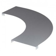 Крышка на угол горизонтальный 90?, осн.300, R600, нержавеющая