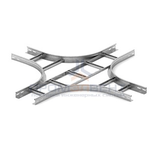 Крестообразный разветвитель для лестничного лотка НЛО 300х50х3000 OSTEC