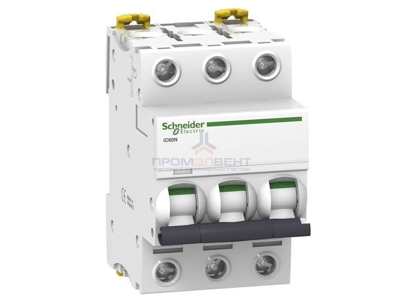 Автоматический выключатель Schneider Electric Acti 9 iC60N 3П 25A 6кА C (автомат)