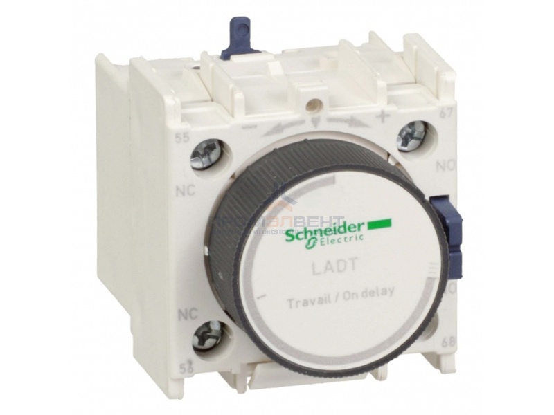 Контактный блок с выдержкой времени на включение Schneider Electric TeSys D 10…180С