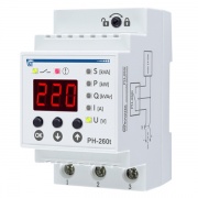 Однофазное реле контроля напряжения РН-260Т 63А на DIN-рейку