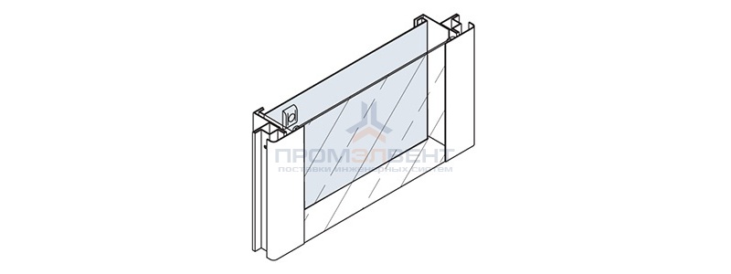 Дверь секционная, внутренняя, В400мм Ш800мм