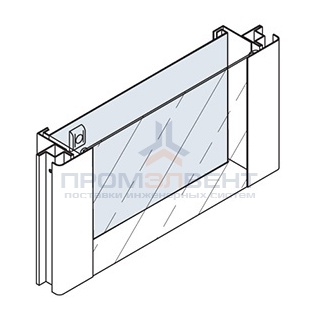 Дверь секционная, внутренняя, В800мм Ш800мм