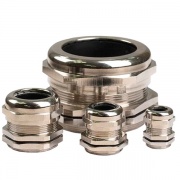 Латунный кабельный ввод, диаметр вводного отверстия М20, наружный диаметр кабель 8-12 мм.