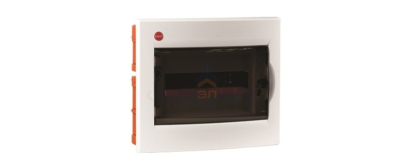 Щиток встраив. с дверцей 12мод., IP41, белый, с клеммн.блоком в компл. 1х87512 и замком