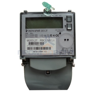 Электросчетчик Меркурий 203.2Т RBO 5-60А/220В кл.т.1,0 многотарифный ЖКИ RS485